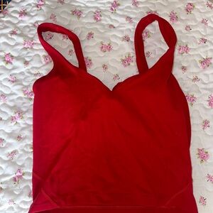 lululemon athletica red align tank